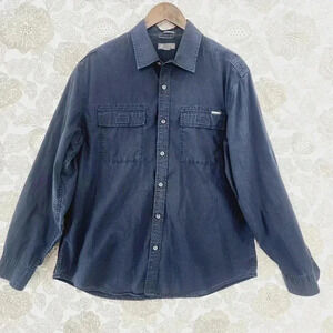 Eddie Bauer Classic fit Chino Button down Long sleeve  Men's Size L